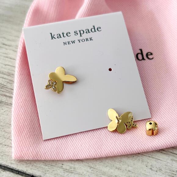 Kate Spade In a Flutter Butterfly Earrings - Picture 6 of 6